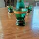 Vintage carafe and 5 glasses