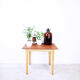 Coffee table bedside or extra in teak and birch