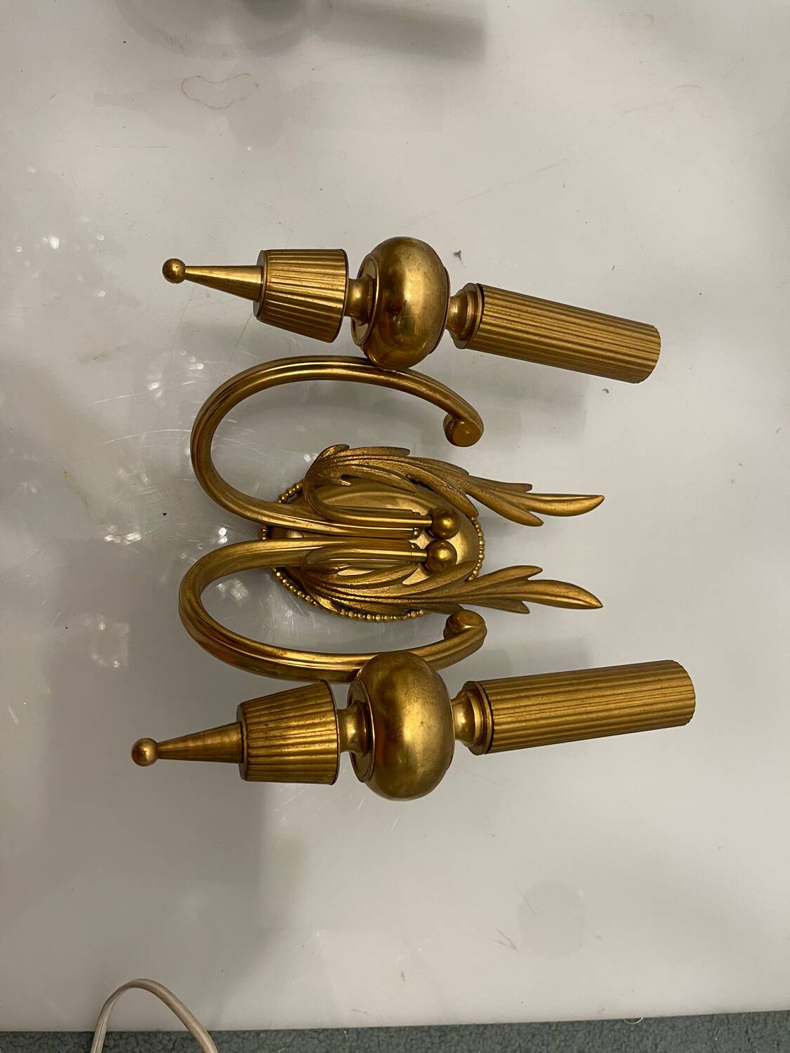 Brass Italian Sconces Set of 2 1970’s
