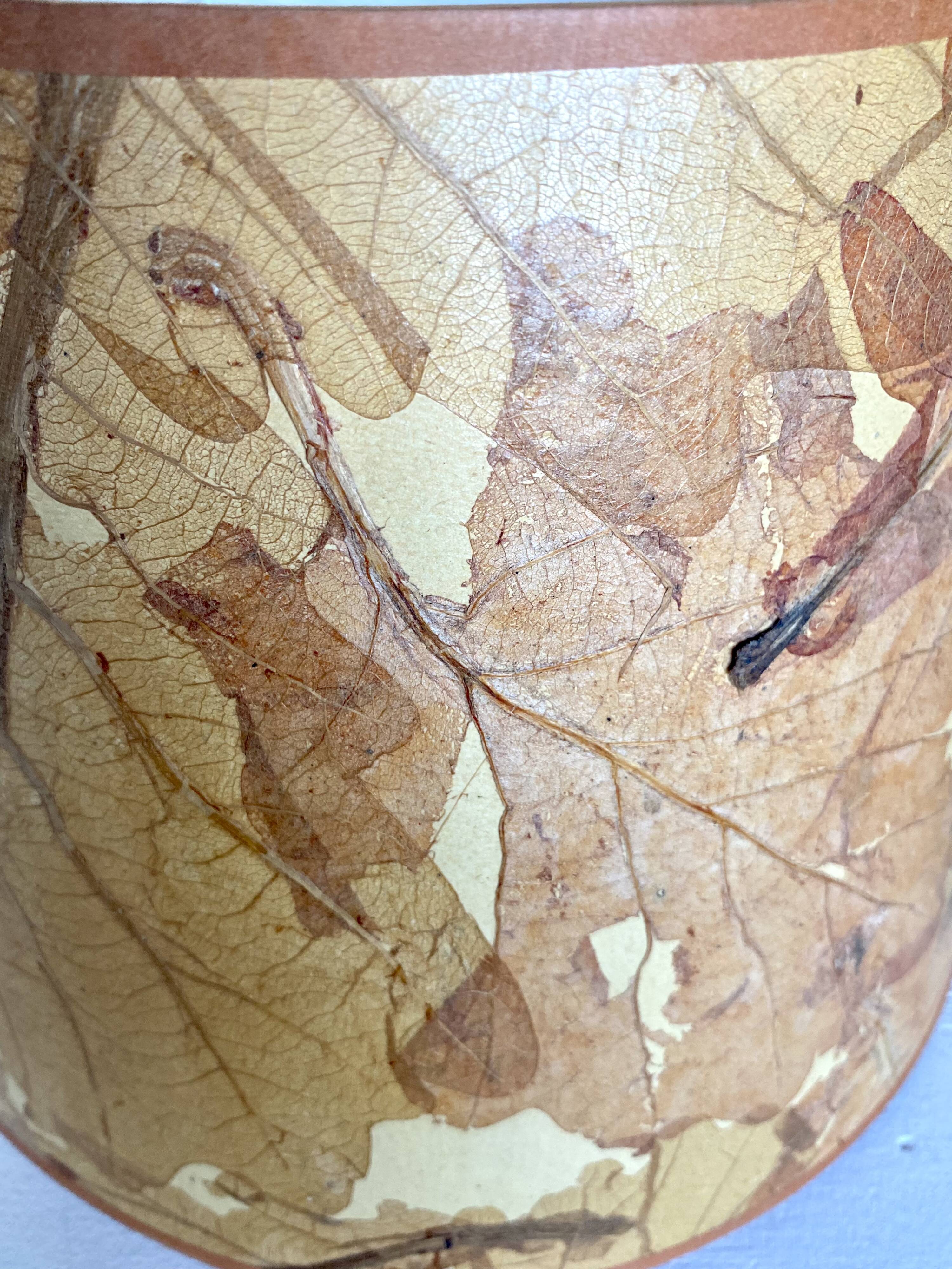 Paper herbarium lampshade, 70s