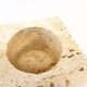 Pencil holder in travertine by Cerri Nestore, 1960