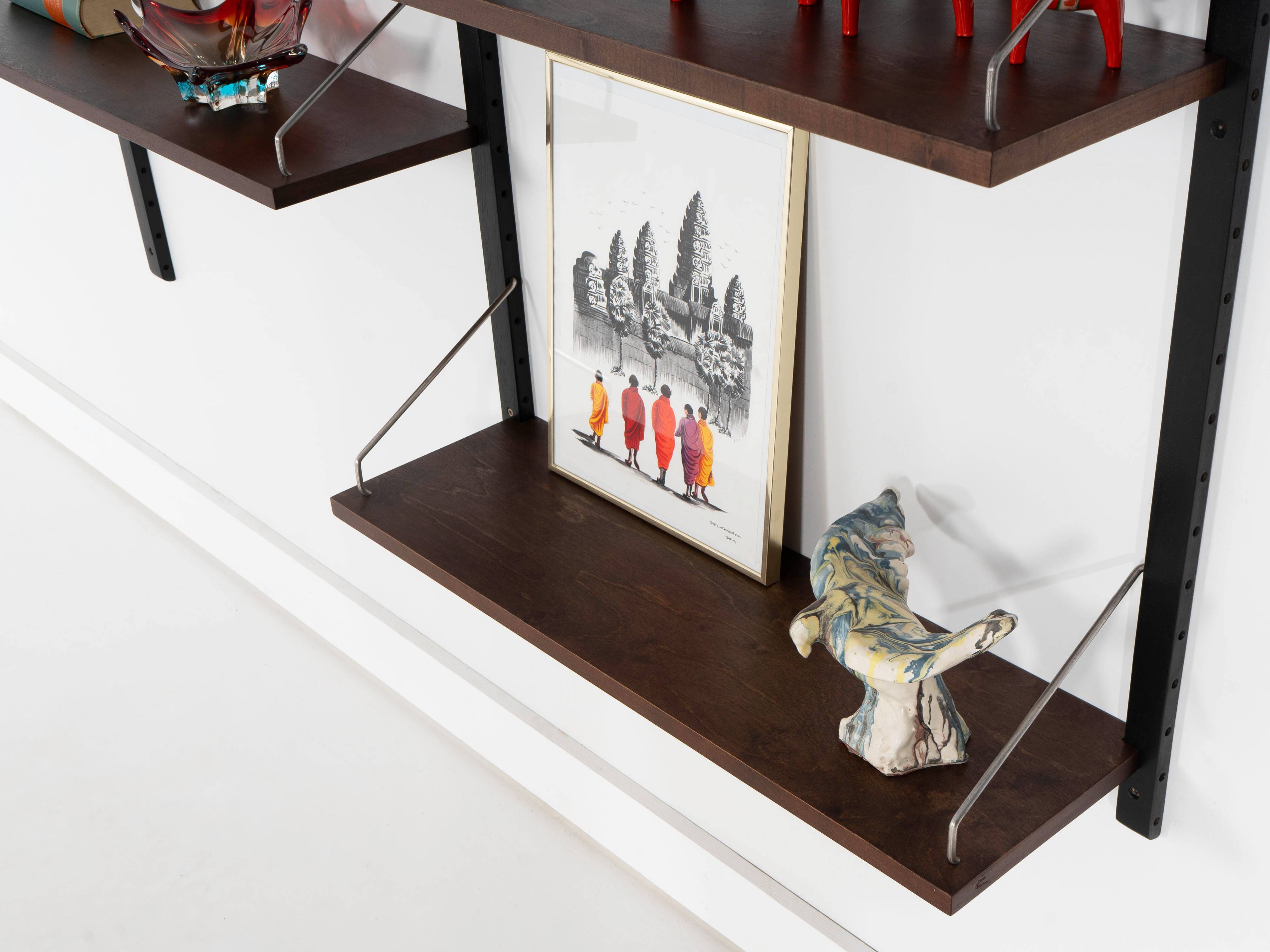 Modular shelving unit, Danish design, 1960s, designer: Poul Cadovius