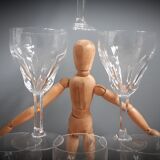 Set 6 crystal walking glasses