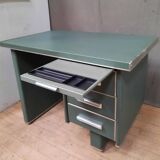 Industrial metal desk