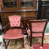 Deux fauteuil cabriolet style Louis XV