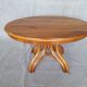 Extending table with vintage bentwood base from the end of the 19th century