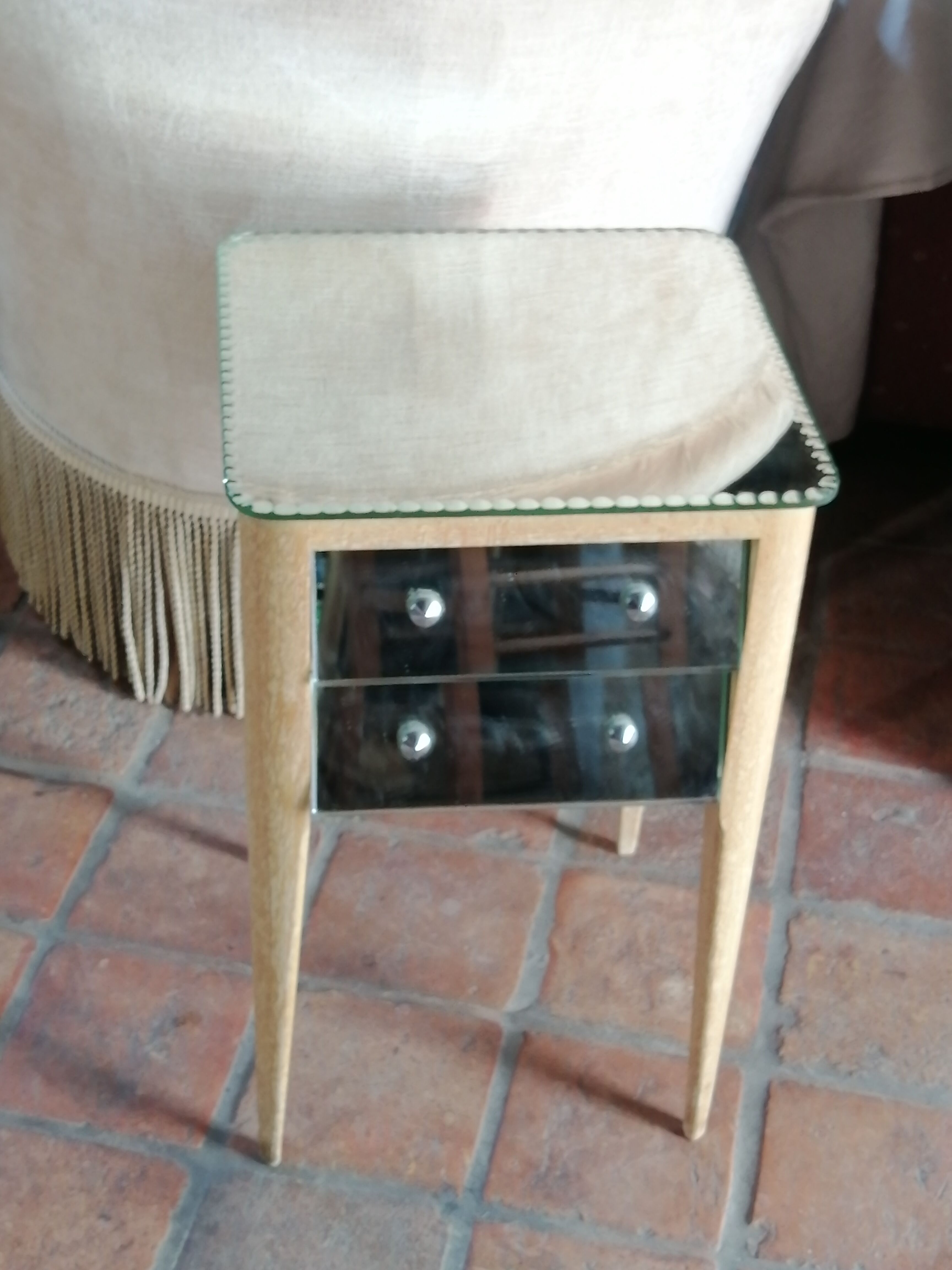 1950s mirror bedside