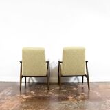Vintage Armchairs Designed By H. Lis, Poland, 1960's, Set Of 2