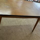 Vintage wooden table with extensions