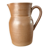 Stoneware pitcher from Berry, traditional French pottery.