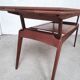 Table basse relevable en teck,  Danemark - 1960