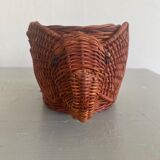 Wicker elephant basket