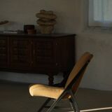 Pair of armchairs from the 50s-60s in boucle, mid-century Swedish design.