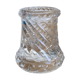 Small molded glass chandelier