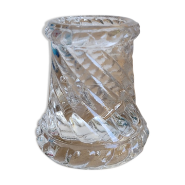 Small molded glass chandelier
