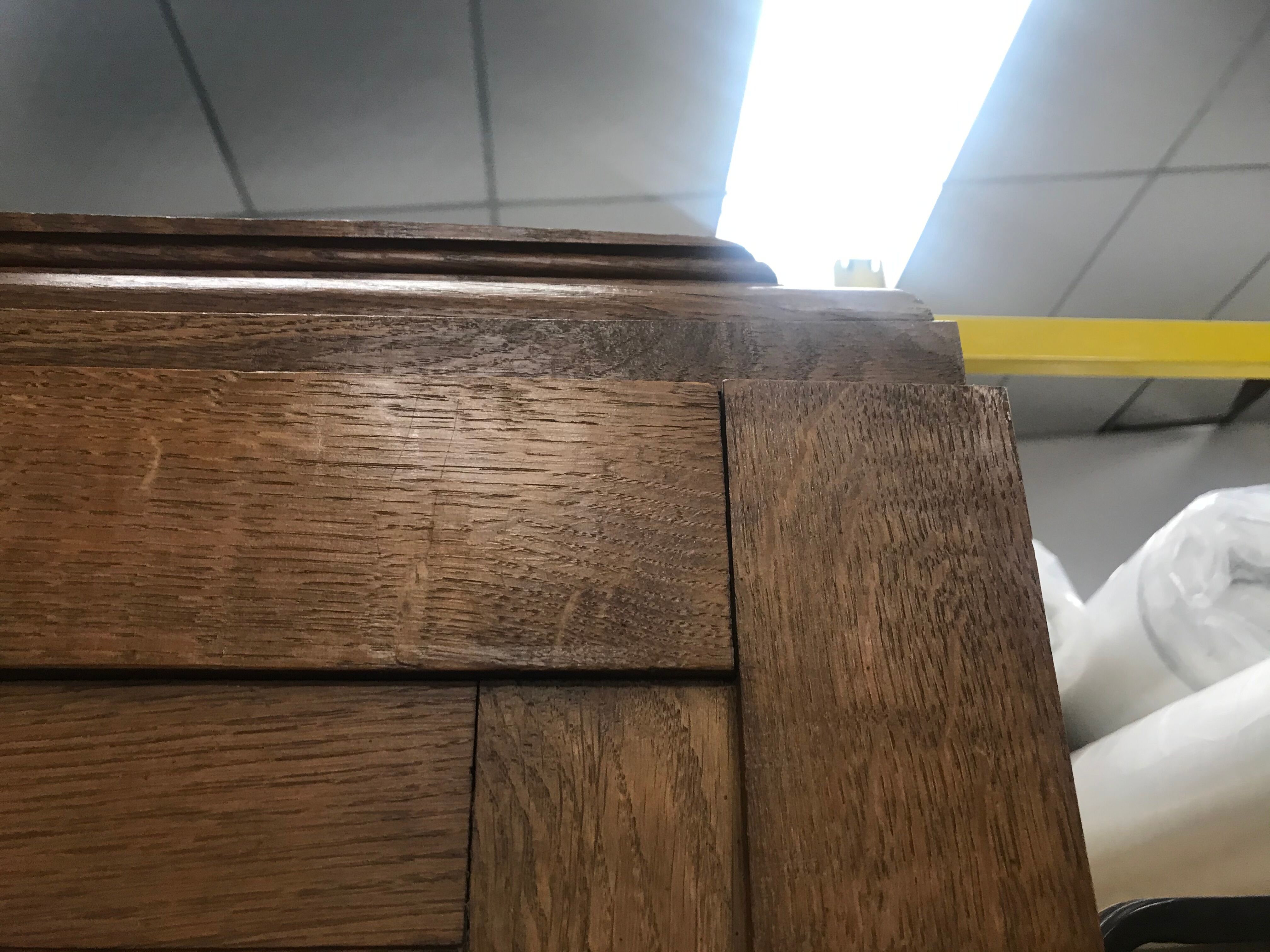 Wardrobe - Vintage solid oak pendant 1950