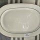 Plat plat en porcelaine