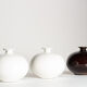 Set of three ceramic vases Pino Spagnolo for Sicart 70s