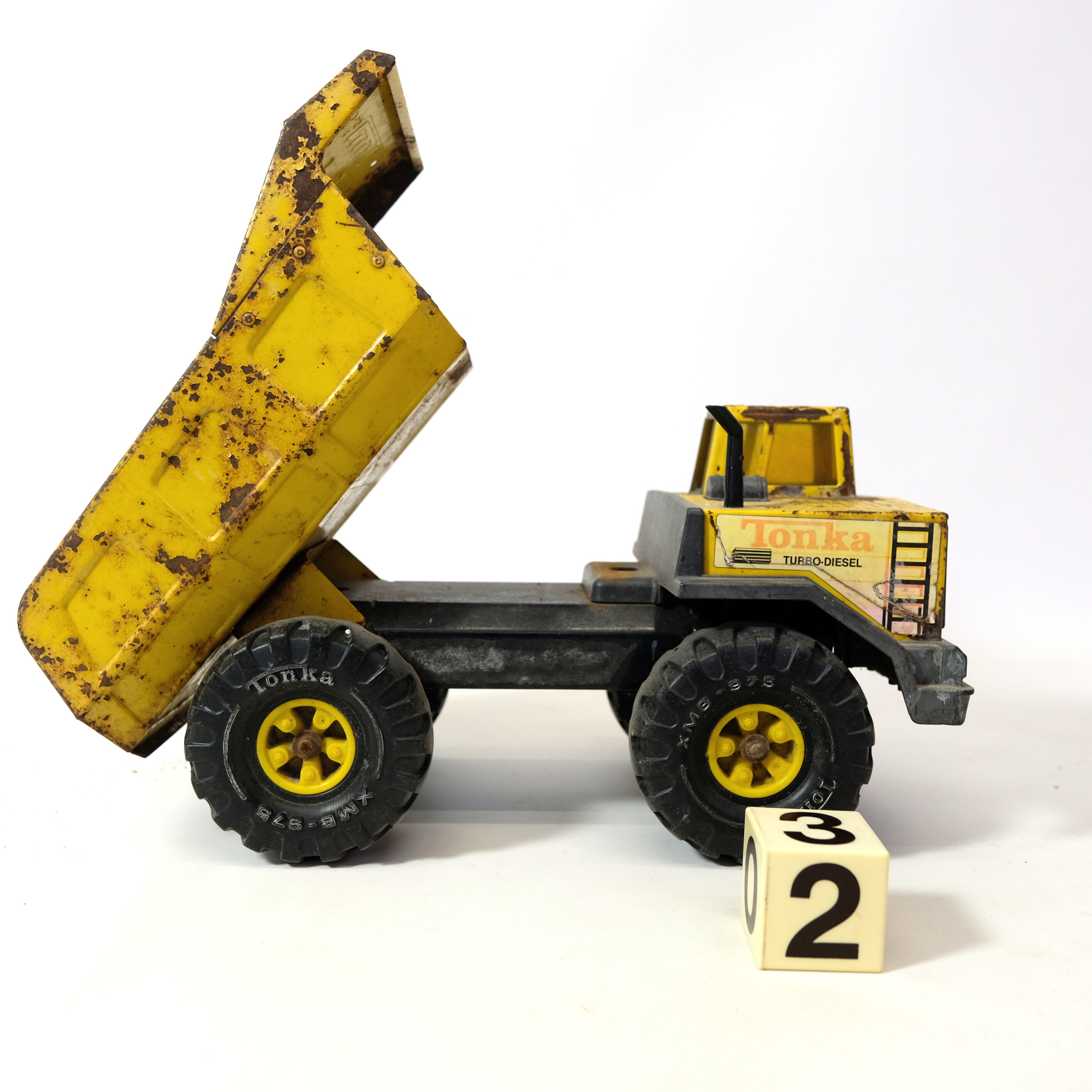 Tonka, three retro metal trucks