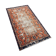 Orange and Blue Handmade Oushak Rug with Flowers