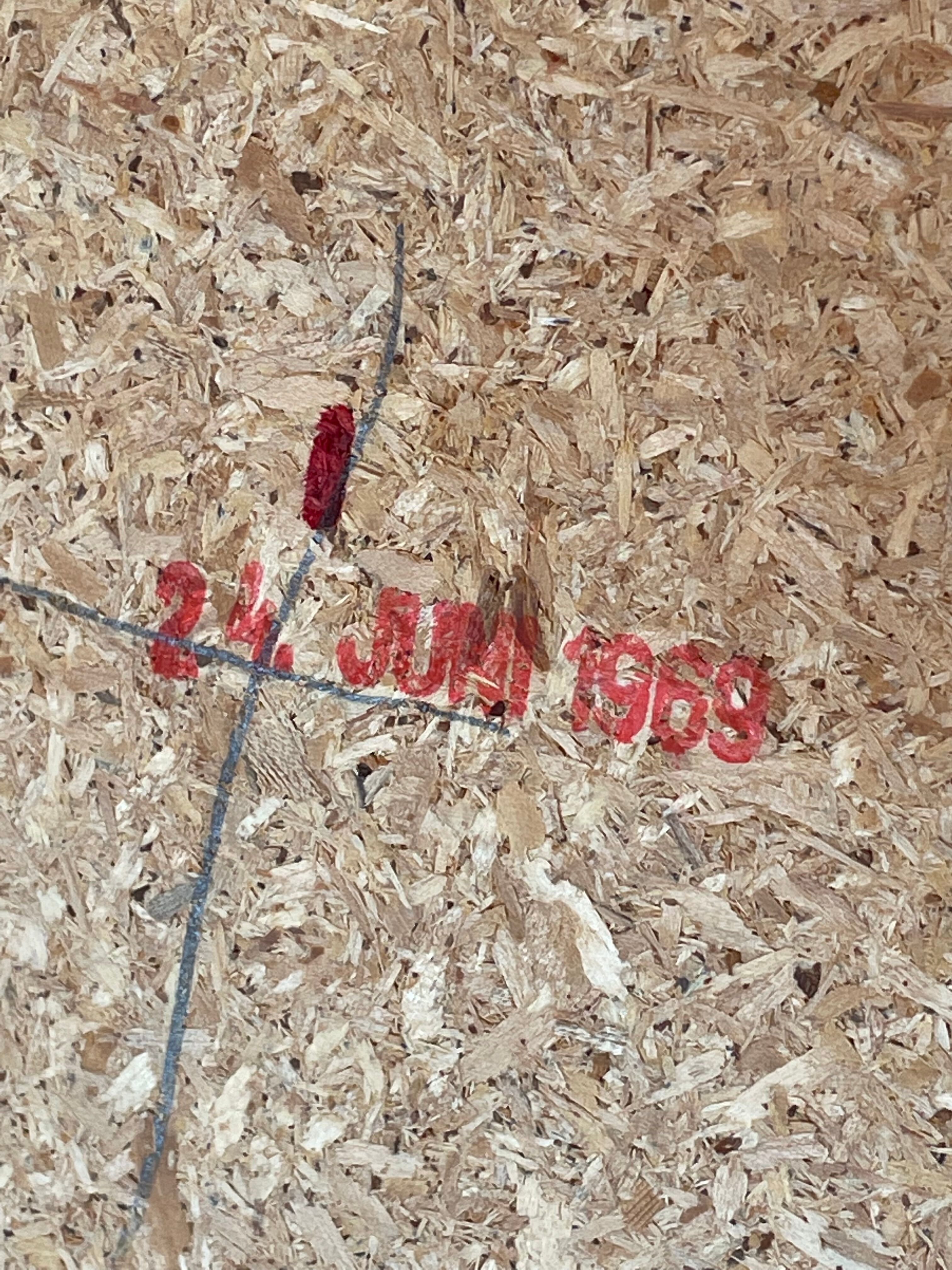 Oval pop mirror from the 60s 70s