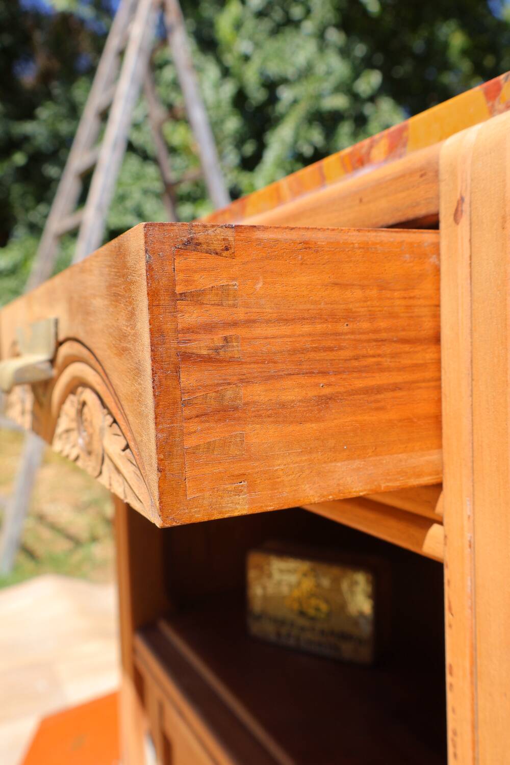 Art Deco bedside table/nightstand