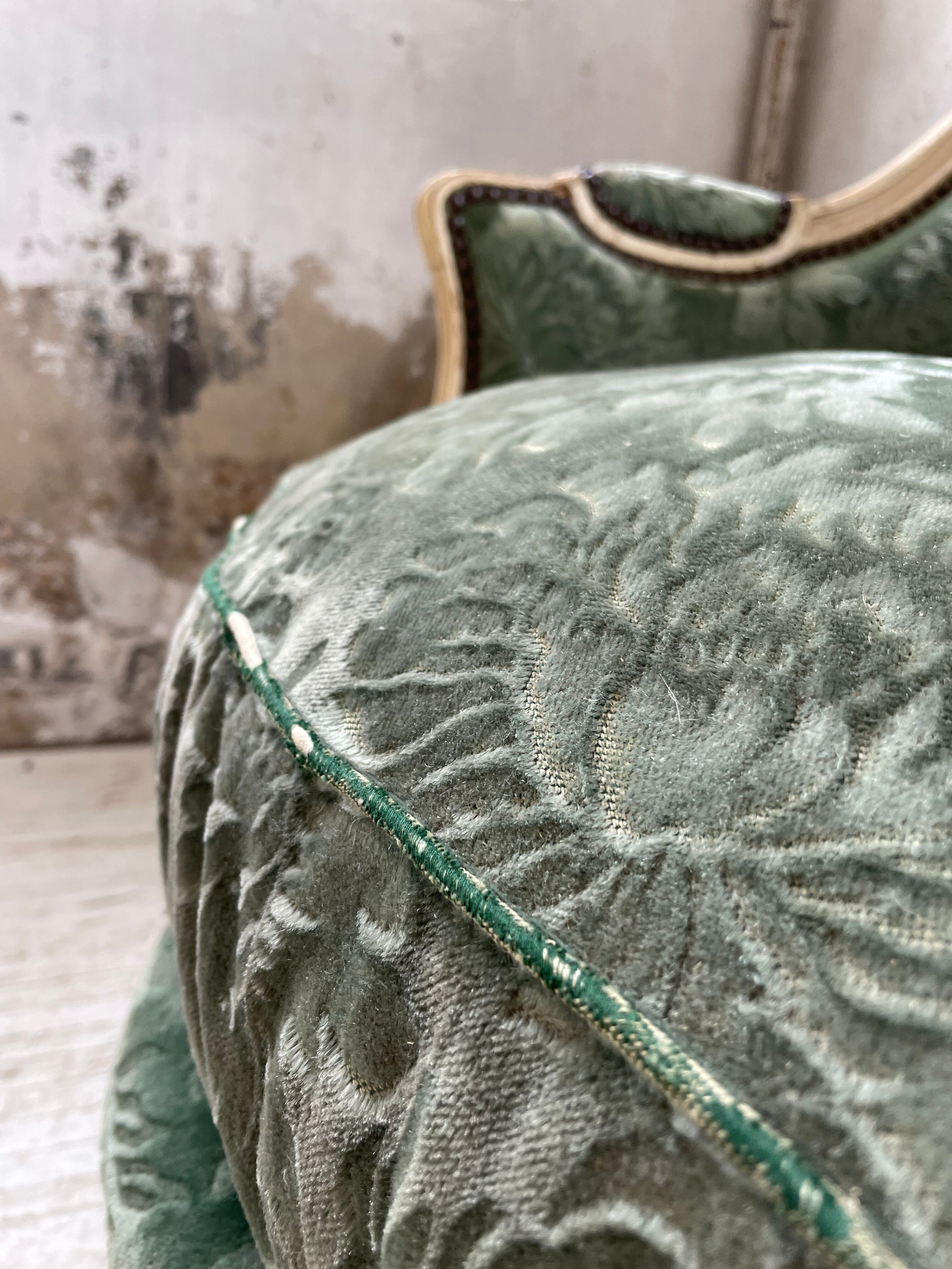 Louis XV shepherdess armchair