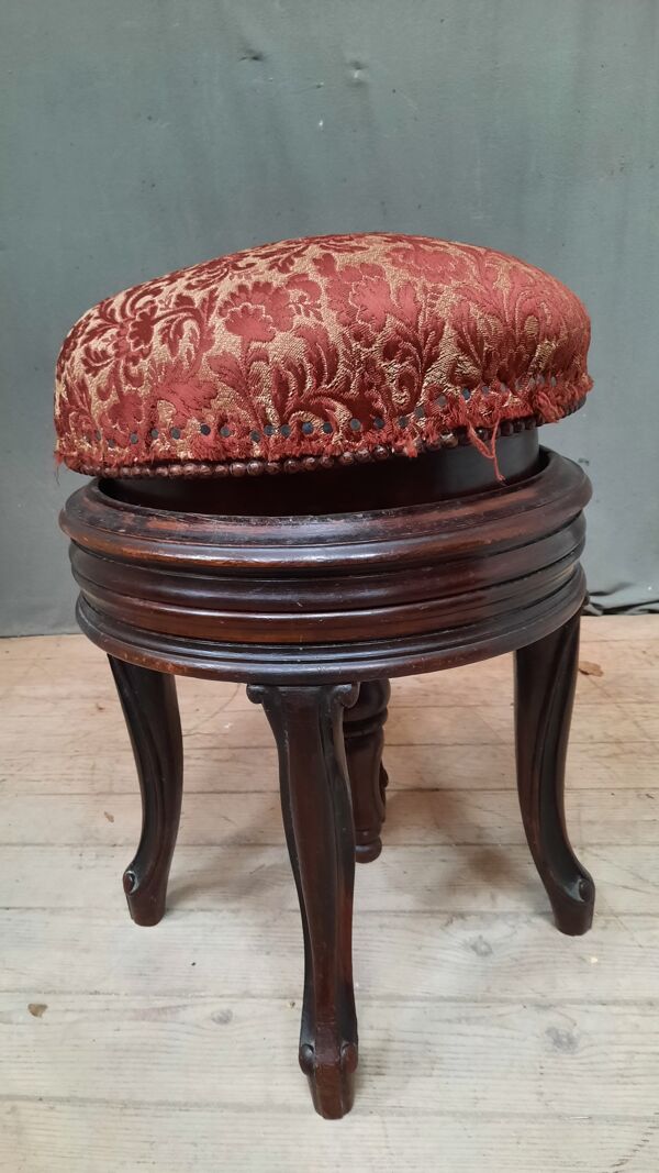 Tabouret de piano Napoleon III