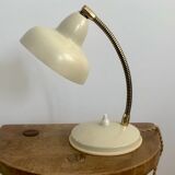 50s bedside lamp cream color