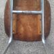 Lot of 6 blue formica chairs from the 1960s