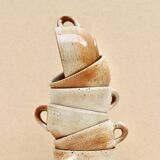 Lot de tasses en grès