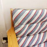Scandinavian armchair in solid pine 1970