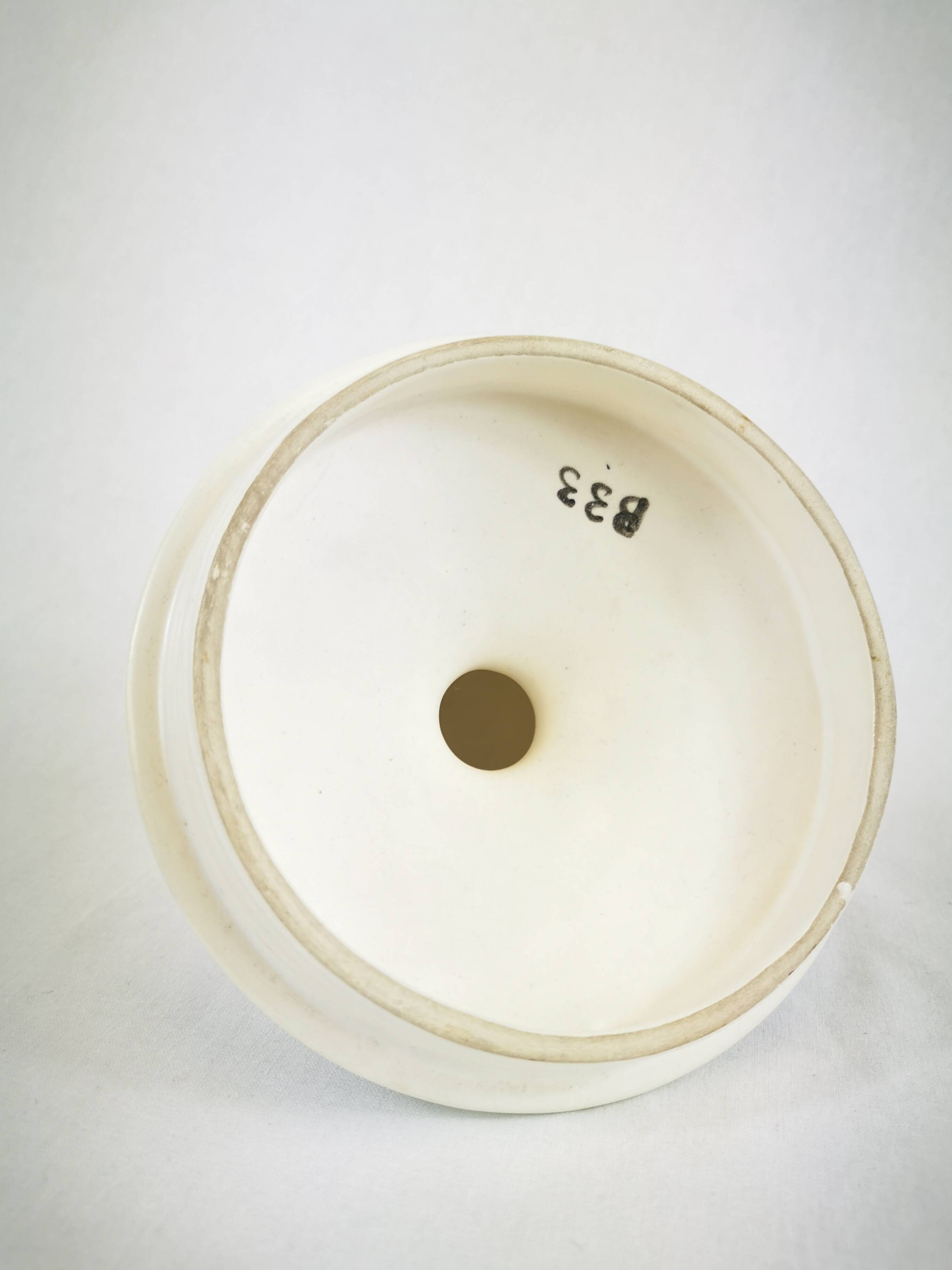 Ceramic Pot "flour" Signed Roger Capron Vallauris