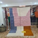 Handmade wool Berber rug 250x150 cm