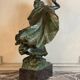 King Lear, green patinated bronze, Victor Rousseau (1865-1954) around 1905