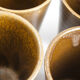 Cups in stoneware Digoin factory