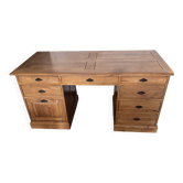 Exotic wood desk