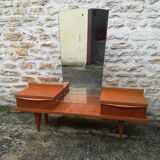 Scandinavian teak dressing table