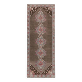 Tapis de couloir turc vintage