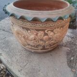 Large Asian terracotta pot