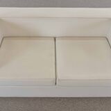 Throw Away Sofa by Willie Landels for Zanotta 1965 in white vinyl