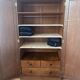 Armoire de style Louis-Philippe en bois de cerisier massif
