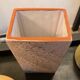 Series of 5 vintage beige ceramic vases