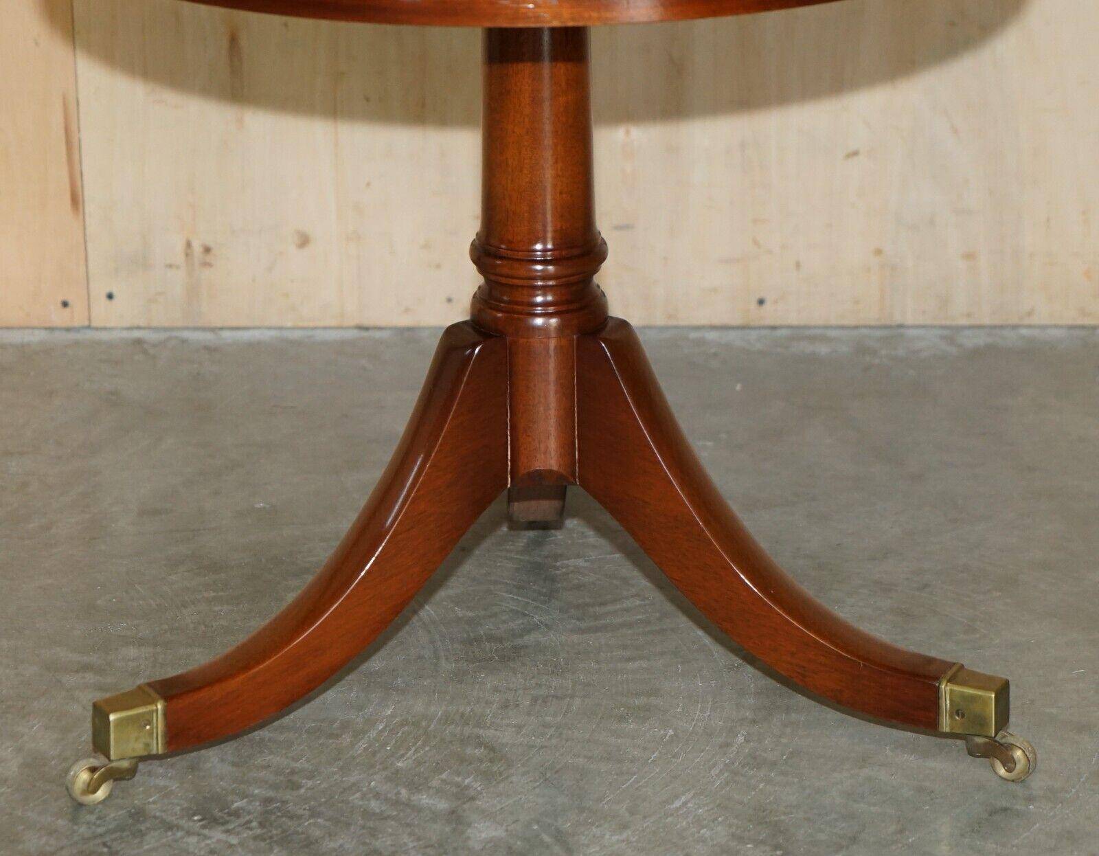 Regency-style rotating library in hardwood, 148 cm
