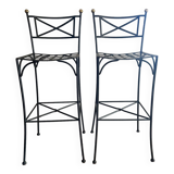 Tabourets de bar en fer forgé - tabourets de bar en fer forgé
