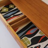 Wall console, Scandinavian entrance furniture, 1970