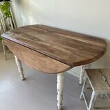 Old table with flaps
