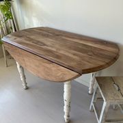 Antique drop-leaf table