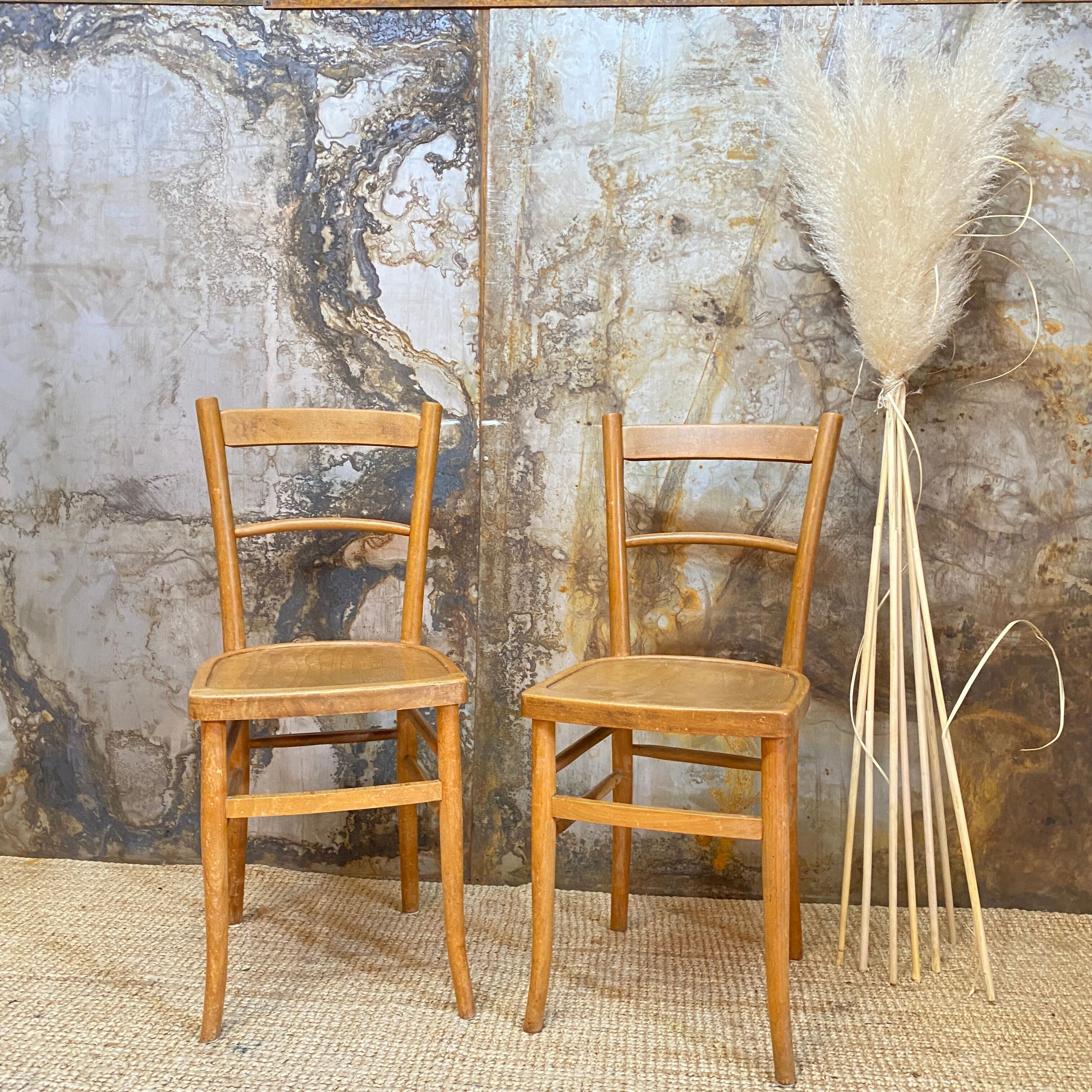 Pair of bistro chairs