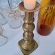 Vintage brass candle holder